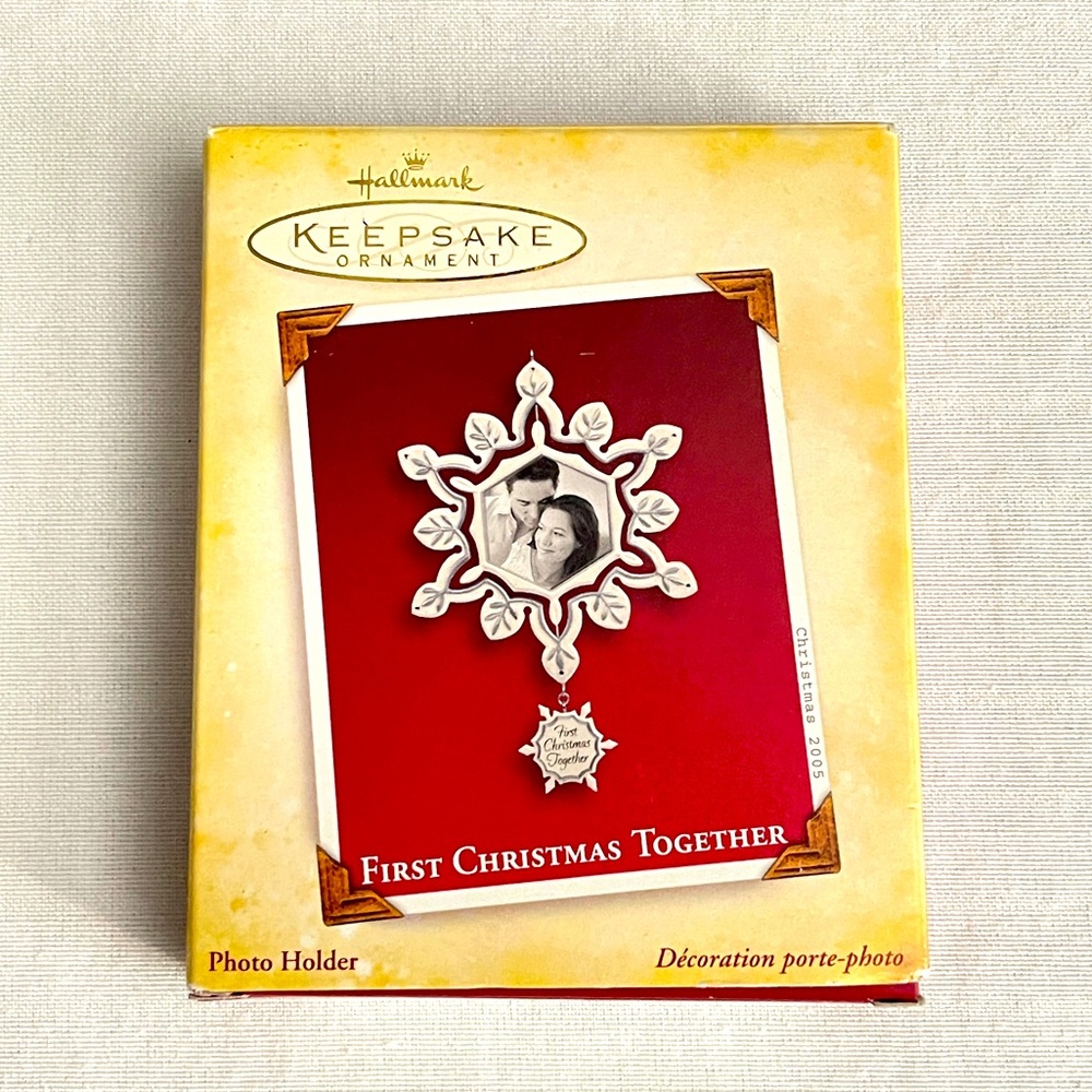 Hallmark Keepsake Ornament Our First Christmas Together 2005 Metal Ornament